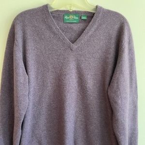 Alan Paine Pure Cashmere V-Neck